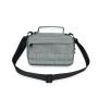 Carbon Fiber Pouch Bag Smell Proof Travel Case in Grey Gray Bag with Shoulder Strap Easy to Carry out