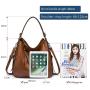 Fashion wholesale REALER High Quality Vintage Leather Crossbody Tote Bag Luxury Ladies hobo Hand Bags Women purses and Handbags