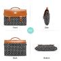 2024 Wholesale custom fashion lightweight waterproof trendy crossbody shoulder business messenger bag laptop briefcase unisex