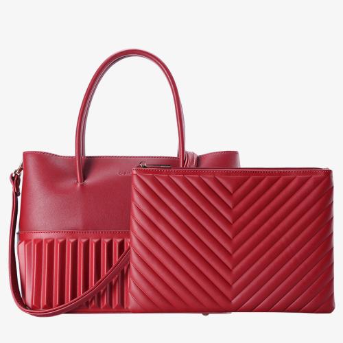 SUSEN CHRISBELLA 2022 Wholesale Fashion Ladies Big  PU Totes women bags Leather Tote bag for women 2022