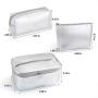 3 Piece Makeup Bag Private Label Clear Cosmetic Box Packed Kids Makeup Kit Box For Professionals Full Set With Makeup Item