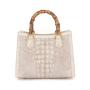 Sac A Main Lux Bolsa De Mano Custom New Style Bamboo Handle Genuine Crocodile Leather Women Handbags Shoulder Crossbody Bags