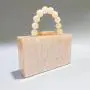 Custom Fashion Party Wedding Beaded Strap Acrylic Evening Bag Clutch Purse For Lady Women