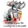 Cosmetics Bag Sustainable Makeup Bag Organizer Professional Vanity Makeup Box Trolley Light Weight Toiletry Bag