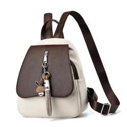 Large Capacity 2024 New Anti Splash Backpack Premium High Quality PU School Bag New Famous Women's Retro Print Design Backpack
