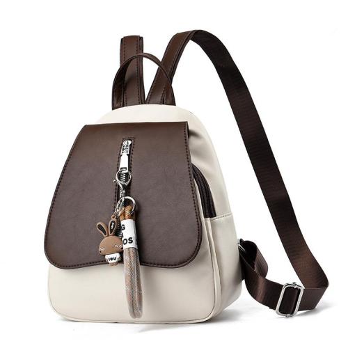 Large Capacity 2024 New Anti Splash Backpack Premium High Quality PU School Bag New Famous Women's Retro Print Design Backpack