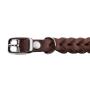 Adjustable Leather Pet Collars Metal Hardware D-ring Collar
