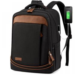 LOVEVOOK Waterproof Business Laptop backpack for Man Travel Outdoor Sports Bag custom 15.6 17in laptop backpack with USB Port