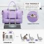 LOVEVOOK Labor and Delivery Hospital Bags Carry on Overnight Bag with Toiletry Purse Shoe Compartment Luggage Travel Duffel Bag