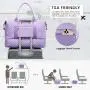 LOVEVOOK Labor and Delivery Hospital Bags Carry on Overnight Bag with Toiletry Purse Shoe Compartment Luggage Travel Duffel Bag