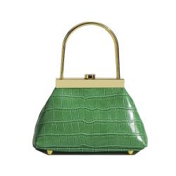 2024 Custom Crocodile Leather Purse And Handbag Luxury Frame Handle Handbags For Women