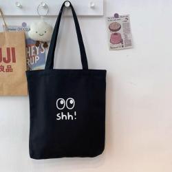 bag wholesale handbag factory custom bags Environmental Protection Large Capacity Shopping Bag Pure Color Student Schoolbag Girl
