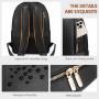 LOVEVOOK Fashion PU Leather Casual College Style Travel Bag Water Resistant daypack cute girls school Satchel backpack for women