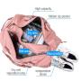 Personalized Trendy Waterproof Customized Sports Bag Practical Weekend Duffel Women Wet Dry Sport Gym Bag with Shoe Compartment