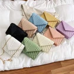 leather crossbody bags for women Fashion Women High Quality  Handbags  China Wholesale PU Ladies Shoulder Bag Chain Handbags