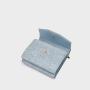 2024 Hot Selling European Style Customized Colors PU Leather Purse Cute Denim Pattern Zipper Wallet Button Wallet For Girls