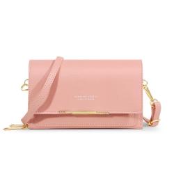 2024 phone bag for Women Large Capacity Fashion Simple Shoulder Bag Double Zipper Single Mobile Phone Sling Bag Lady Style