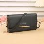 2024 new ladies wallet multifunctional women's shoulder bag long wallets clutch purse coin factory wholesale mobile phone bags