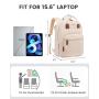 LOVEVOOK New Waterproof Stylish Bag with USB Port Lightweight Casual Daypacks Work Business Nurse school Laptop Backpack Unisex