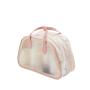 Hot sell factory directly double layer pvc cosmetic bag travel  kits pvc makeup bag  pvc wash bag