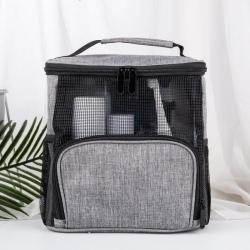 COM033 Multi Colors Oxford Large Cosmetic Bag Zipper Toiletries Organizer Bag For Women Girls Travel Organizer Makeup Bag