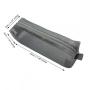 Gelory Hot Selling Student Supplies Transparent Mesh Zipper Pencil Case School Classic Nylon Pencil Bag