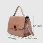 Borse Hot Sales bolsas Elegant Handbags Customized Lock Structured Bag Crocodile Pattern Crossbody Bags Pu Leather Handbag
