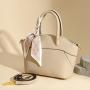 Large capacity single shoulder crossbody commuting tote bag pu leather brown crossbody bags handbag for woman