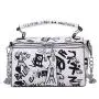 Retro women's bags 2023 summer fashion crocodile small round bag shoulder messenger handbags