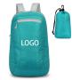 Custom Print Outdoor Leisure Foldable Sports Backpack Lightweight Water-Resistant Casual Cycling Collapsible Bag
