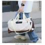 HR719 Hot Selling Men Bag Travel Messenger Horizontal Version Cover Simple Shoulder Crossbody Sport Bag Oxford Printed Logo Bag
