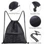 Mesh Net Backpack Shopping Bag Drawstring Backpacks For Men And Women Eco Shopper Travel School Gym Outdoor Bags