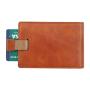 Custom leather money clip wallet leather men money clip business credit card holder for  men