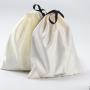 Custom Logo Printed Satin Underwear Lingerie Dust Gift Packaging Pouch Drawstring Soft Satin Hair Bag