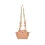 Factory Luxury Customized Brand Wholesale PU Leather Messenger Bags Big Capacity Woven Strap Trendy Crossbody Bag Women Handbags