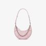 2024 Small Bag For Mini Purse Tote Cross body  Women Soft Wrinkled Half Moon Cute Sling Handbag Faux Leather Shoulder bag