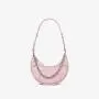 2024 Small Bag For Mini Purse Tote Cross body  Women Soft Wrinkled Half Moon Cute Sling Handbag Faux Leather Shoulder bag