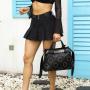 Ladysky Super product 2024 fashion tote bag for women super personalized metal letter handbag playful ladies shoulder bag belt