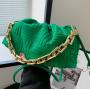 Women's shoulder bag fashion all-match handbag trend metal chain diagonal trendy bag