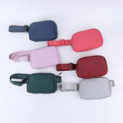 Light Nylon Waist Bag Waterproof Sports Running Fanny Pack Men Chest Cross body Kids Bum Bag 38 Colors Women Belt Bag
