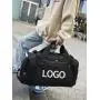 Custom Logo Waterproof Lightweight Durable Sports Duffel Gym Overnight Bag with Wet Pocket Travel Duffle Bag for Men