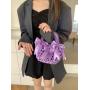 2024  Fashion Hand Woven Basket Tote Bucket Evening Bags Banquet Hand Crossbody Bag Woman Party Evening Purse sac tendance 2024
