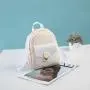 Mini backpack women 2024 leather backpacks for women female wholesale Korean style small schoolbag leisure fashion shoulder bag