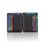 New design leather magic wallet men slim wallet card holder leather magic flip wallet