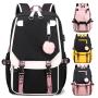 Multifunctional Teenage Oxford School Bags Backpack Junior High School Students Bookbag Outdoor Daypack With Usb Charge Port