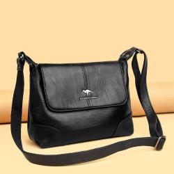 Factory Direct Sale Women Messenger Bags Good Quality Soft PU Leather Shoulder Crossbody Bags for Women