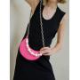 Mini Jewel Handle PU Leather Ladies Shoulder Bags Messenger Bags For Women Fashion Pearl Chain Lady Hobo Bags