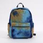 Keymay RTS Tie dye Corduroy Backpack Large Man Woman Outdoor Travel Sports Backpack Children Backpack School Bags