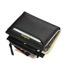 ZR147 Men's New Wallet Fashion Short Zipper Zero Wallet Open Wallet Multi-card Card Bag Gift for Father and Friend