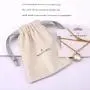 Wholesale Custom Logo Printed Flannel Velvet Pouch Drawstring Jewelry Display Perfume Gift Jewelry Velvet Bag